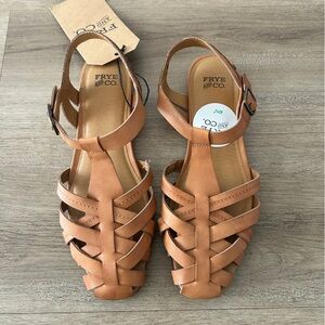 Frye & Co. Meenah Saddle Leather Sandals – Women’s Size 8 – NWT